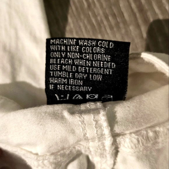 5/$25(#17) Project Jeans cropped white sz3 - Picture 7 of 9